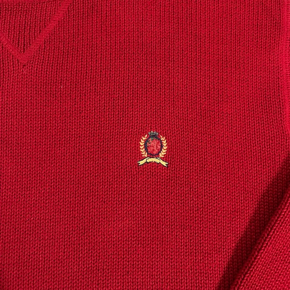 Tommy Hilfigire Crewneck (Red) - Picture 2 of 6